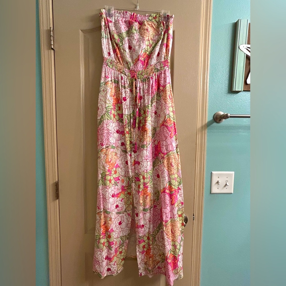 Strapless Jessica Simpson maxi sundress, sz M